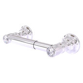  Carolina Crystal Collection 2-Post Toilet Tissue Holder in Polished Chrome, 8'' W x 3-5/16'' D x 2'' H