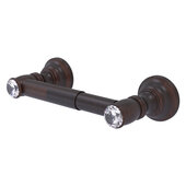  Carolina Crystal Collection 2-Post Toilet Tissue Holder in Venetian Bronze, 8'' W x 3-5/16'' D x 2'' H