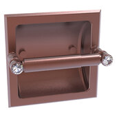  Carolina Crystal Collection Recessed Toilet Paper Holder in Antique Copper, 6-1/8'' W x 4'' D x 6-1/8'' H