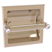  Carolina Crystal Collection Recessed Toilet Paper Holder in Antique Pewter, 6-1/8'' W x 4'' D x 6-1/8'' H