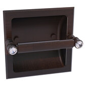  Carolina Crystal Collection Recessed Toilet Paper Holder in Venetian Bronze, 6-1/8'' W x 4'' D x 6-1/8'' H