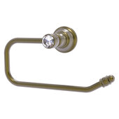  Carolina Crystal Collection Euro Style Toilet Tissue Holder in Antique Brass, 8'' W x 3-5/16'' D x 4-3/16'' H