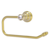  Carolina Crystal Collection Euro Style Toilet Tissue Holder in Satin Brass, 8'' W x 3-5/16'' D x 4-3/16'' H