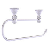  Carolina Crystal Collection Under Cabinet Paper Towel Holder in Satin Chrome, 14-3/16'' W x 2'' D x 6-11/16'' H