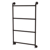 Carolina Crystal Collection 4-Tier 18'' Ladder Towel Bar in Oil Rubbed Bronze, 18'' W x 3-5/16'' D x 35'' H