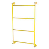  Carolina Crystal Collection 4-Tier 24'' Ladder Towel Bar in Polished Brass, 24'' W x 3-5/16'' D x 35'' H