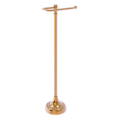  Carolina Crystal Collection Free Standing Euro Style Toilet Paper Holder in Brushed Bronze, 8'' W x 6'' D x 27'' H