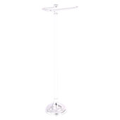  Carolina Crystal Collection Free Standing Euro Style Toilet Paper Holder in Satin Chrome, 8'' W x 6'' D x 27'' H