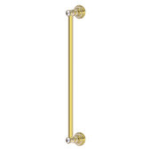  Carolina Crystal Collection 18'' Refrigerator Pull in Unlacquered Brass, 20'' W x 3-5/8'' D x 2'' H