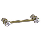  Carolina Crystal Collection 3'' Cabinet Pull in Antique Brass, 3-13/16'' W x 1-11/16'' D x 3/4'' H
