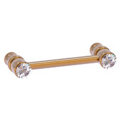  Carolina Crystal Collection 3'' Cabinet Pull in Brushed Bronze, 3-13/16'' W x 1-11/16'' D x 3/4'' H