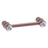  Carolina Crystal Collection 3'' Cabinet Pull in Antique Copper, 3-13/16'' W x 1-11/16'' D x 3/4'' H