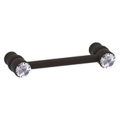  Carolina Crystal Collection 3'' Cabinet Pull in Oil Rubbed Bronze, 3-13/16'' W x 1-11/16'' D x 3/4'' H