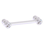  Carolina Crystal Collection 3'' Cabinet Pull in Polished Chrome, 3-13/16'' W x 1-11/16'' D x 3/4'' H