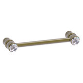 Carolina Crystal Collection 4'' Cabinet Pull in Antique Brass, 4-13/16'' W x 1-11/16'' D x 3/4'' H