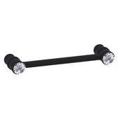  Carolina Crystal Collection 4'' Cabinet Pull in Matte Black, 4-13/16'' W x 1-11/16'' D x 3/4'' H