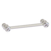  Carolina Crystal Collection 4'' Cabinet Pull in Satin Nickel, 4-13/16'' W x 1-11/16'' D x 3/4'' H