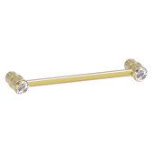  Carolina Crystal Collection 5'' Cabinet Pull in Satin Brass, 5-13/16'' W x 1-11/16'' D x 3/4'' H