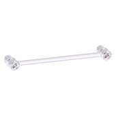  Carolina Crystal Collection 6'' Cabinet Pull in Satin Chrome, 6-13/16'' W x 1-11/16'' D x 3/4'' H