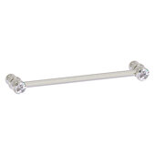  Carolina Crystal Collection 6'' Cabinet Pull in Satin Nickel, 6-13/16'' W x 1-11/16'' D x 3/4'' H