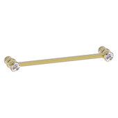  Carolina Crystal Collection 6'' Cabinet Pull in Unlacquered Brass, 6-13/16'' W x 1-11/16'' D x 3/4'' H