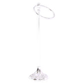  Carolina Crystal Collection Guest Towel Ring Stand in Polished Chrome, 5-1/2'' W x 7-1/2'' D x 21'' H