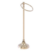  Carolina Crystal Collection Guest Towel Ring Stand in Antique Pewter, 5-1/2'' W x 7-1/2'' D x 21'' H
