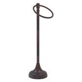  Carolina Crystal Collection Guest Towel Ring Stand in Venetian Bronze, 5-1/2'' W x 7-1/2'' D x 21'' H