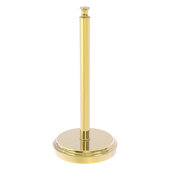  Carolina Crystal Collection Counter Top Paper Towel Stand in Unlacquered Brass, 6-1/2'' Diameter x 14-3/8'' H