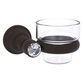  Carolina Crystal Collection Wall Mounted Votive Candle Holder in Oil Rubbed Bronze, 4-5/16'' W x 4'' D x 2-5/8'' H