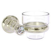  Carolina Crystal Collection Wall Mounted Votive Candle Holder in Polished Nickel, 4-5/16'' W x 4'' D x 2-5/8'' H