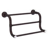  Carolina Crystal Collection 3-Bar Hand Towel Rack in Antique Bronze, 14'' W x 7-3/4'' D x 7-3/8'' H