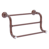  Carolina Crystal Collection 3-Bar Hand Towel Rack in Antique Copper, 14'' W x 7-3/4'' D x 7-3/8'' H