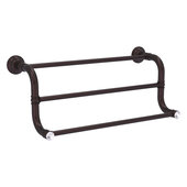  Carolina Crystal Collection 3-Bar Hand Towel Rack in Antique Bronze, 18'' W x 7-3/4'' D x 7-3/8'' H