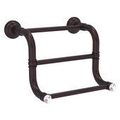  Carolina Crystal Collection 3-Bar Hand Towel Rack in Antique Bronze, 10'' W x 7-3/4'' D x 7-3/8'' H