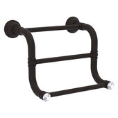  Carolina Crystal Collection 3-Bar Hand Towel Rack in Oil Rubbed Bronze, 10'' W x 7-3/4'' D x 7-3/8'' H
