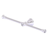  Carolina Crystal Collection 2-Arm Guest Towel Holder in Polished Chrome, 16-13/16'' W x 3-5/16'' D x 2'' H
