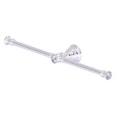  Carolina Crystal Collection 2-Arm Guest Towel Holder in Satin Chrome, 16-13/16'' W x 3-5/16'' D x 2'' H