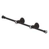  Carolina Crystal Collection 3-Arm Guest Towel Holder in Oil Rubbed Bronze, 22'' W x 3-5/16'' D x 2'' H