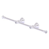  Carolina Crystal Collection 3-Arm Guest Towel Holder in Satin Chrome, 22'' W x 3-5/16'' D x 2'' H