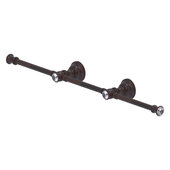  Carolina Crystal Collection 3-Arm Guest Towel Holder in Venetian Bronze, 22'' W x 3-5/16'' D x 2'' H