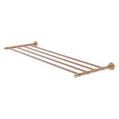  Carolina Crystal Collection 36'' Towel Shelf in Brushed Bronze, 38'' W x 12-11/16'' D x 2'' H