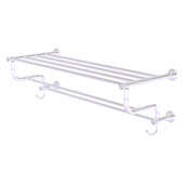  Carolina Crystal Collection 36'' Towel Shelf with Double Towel Bar in Polished Chrome, 38'' W x 12-1/2'' D x 10-5/8'' H