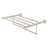  Carolina Crystal Collection 24'' Towel Shelf with Integrated Towel Bar in Polished Nickel, 26'' W x 13-11/16'' D x 6-1/2'' H