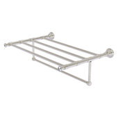  Carolina Crystal Collection 24'' Towel Shelf with Integrated Towel Bar in Satin Nickel, 26'' W x 13-11/16'' D x 6-1/2'' H