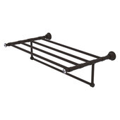  Carolina Crystal Collection 30'' Towel Shelf with Integrated Towel Bar in Oil Rubbed Bronze, 32'' W x 13-11/16'' D x 6-1/2'' H