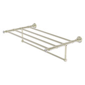  Carolina Crystal Collection 30'' Towel Shelf with Integrated Towel Bar in Polished Nickel, 32'' W x 13-11/16'' D x 6-1/2'' H