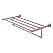  Carolina Crystal Collection 36'' Towel Shelf with Integrated Towel Bar in Antique Copper, 38'' W x 13-11/16'' D x 6-1/2'' H