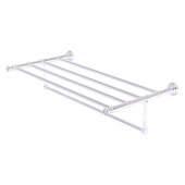 Carolina Crystal Collection 36'' Towel Shelf with Integrated Towel Bar in Polished Chrome, 38'' W x 13-11/16'' D x 6-1/2'' H