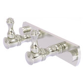  Carolina Collection 2-Position Multi Hook in Satin Nickel, 5-1/2'' W x 2-3/8'' D x 2-1/8'' H